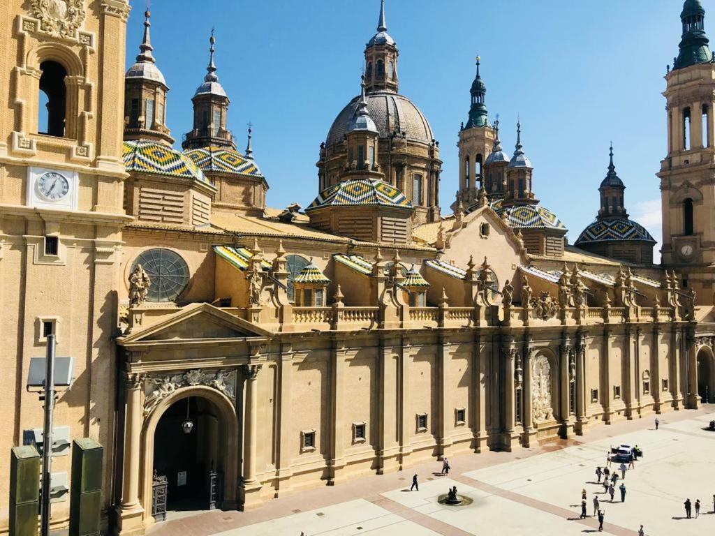 萨拉戈萨Vtz El Balcon A La Basilica II - Vistas Inmejorables A La Basilica Del Pilar!公寓 外观 照片
